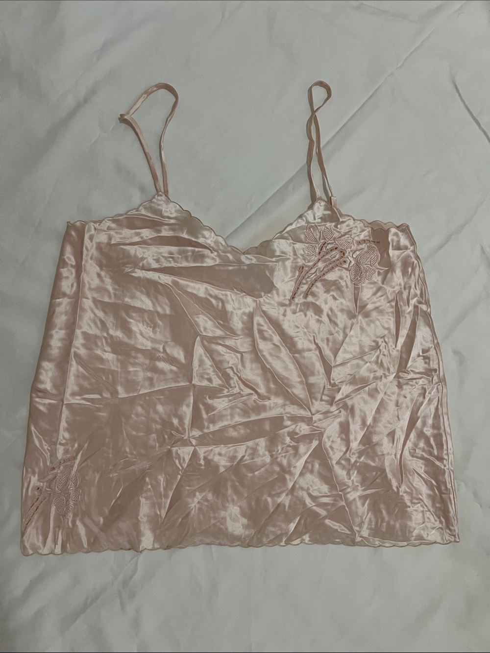 Peach pink Silk Camisole